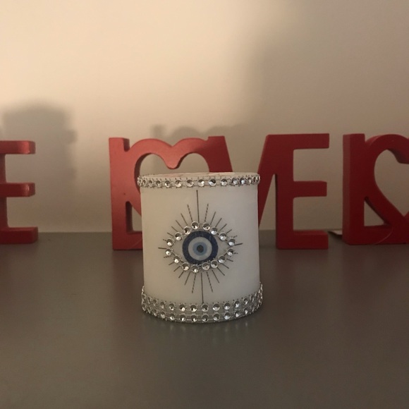 Personalized Evil eye candle - Picture 2 of 2